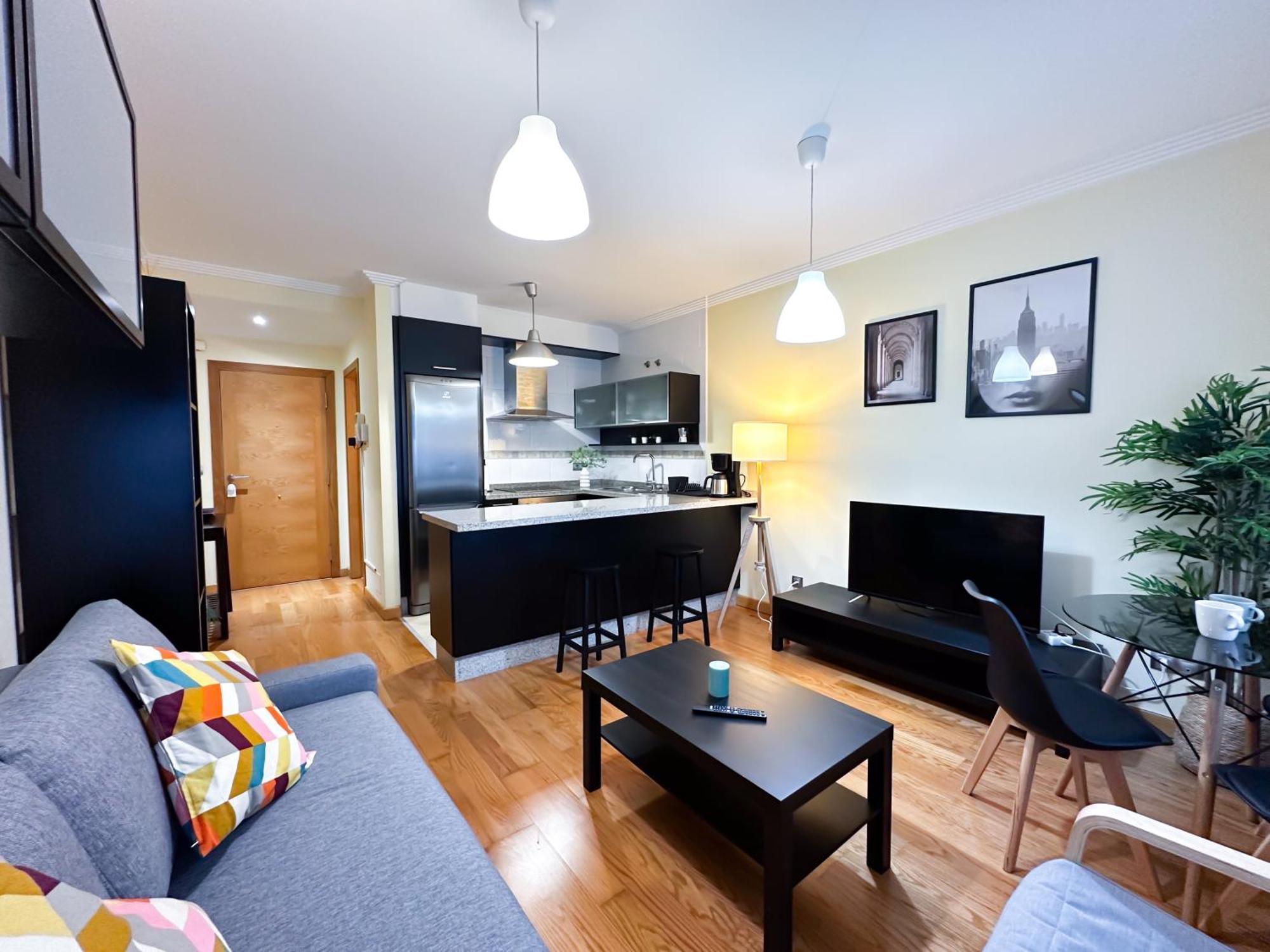 Apartamento Con Garaje, Centrico Y Luminoso 庞特维德拉 外观 照片